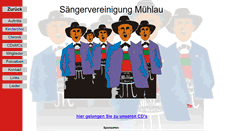 Desktop Screenshot of muehlauer-saenger.at